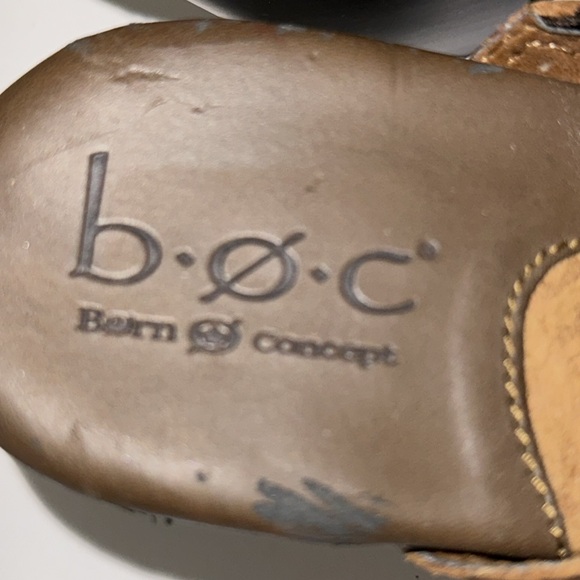 BOC Born Concept Shoes Womens 9 M Clogs Mule Loafers Slip On Heel Veganleather - Picture 9 of 16